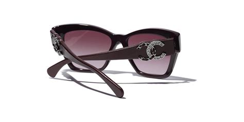 CHANEL 5456QB Butterfly Acetate Sunglasses .